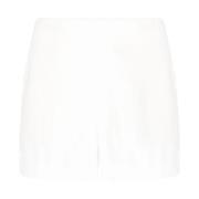 Witte Linnen Casual Shorts Polo Ralph Lauren , White , Dames