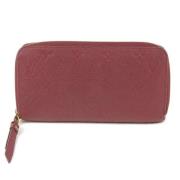 Pre-owned Canvas wallets Louis Vuitton Vintage , Pink , Dames