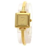 Pre-owned Glass watches Gucci Vintage , Yellow , Dames