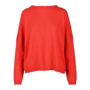 Kasjmier Wolmix Trui Absolut Cashmere , Red , Dames