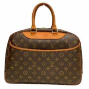 Pre-owned Canvas handbags Louis Vuitton Vintage , Brown , Dames