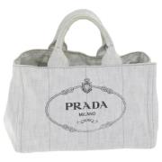 Pre-owned Canvas prada-bags Prada Vintage , White , Dames