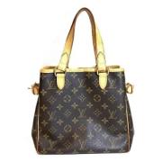 Pre-owned Canvas handbags Louis Vuitton Vintage , Brown , Dames