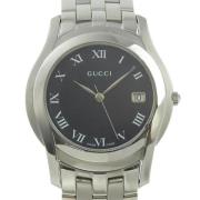 Pre-owned Glass watches Gucci Vintage , Black , Dames