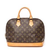 Pre-owned Canvas handbags Louis Vuitton Vintage , Brown , Dames