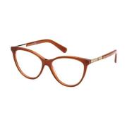 Oranje Kunststof Frame Damesbril Swarovski , Orange , Dames