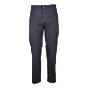 Katoenmix Pantalone Department Five , Black , Heren