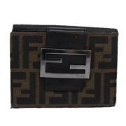 Pre-owned Canvas wallets Fendi Vintage , Brown , Dames