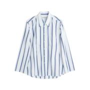 Blauwe Daisy Streep Shirt Our Legacy , Blue , Dames