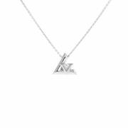 Pre-owned White Gold necklaces Louis Vuitton Vintage , White , Dames