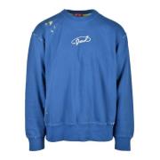 Katoenen Sweatshirt Diesel , Blue , Heren