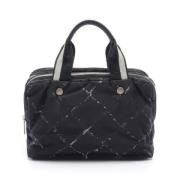 Pre-owned Canvas handbags Chanel Vintage , Black , Dames