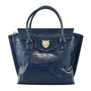 Stijlvolle PU-tas Plein Sport , Blue , Dames