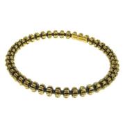 Pre-owned Metal bracelets Yves Saint Laurent Vintage , Yellow , Dames