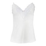 Elegante Top met Stretchstof Aniye By , White , Dames