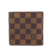 Pre-owned Fabric wallets Louis Vuitton Vintage , Brown , Heren