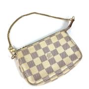 Pre-owned Canvas louis-vuitton-bags Louis Vuitton Vintage , Beige , Da...