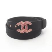 Pre-owned Fabric belts Chanel Vintage , Pink , Dames