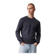 Gestanste katoenen T-shirt - Ronde hals Calvin Klein , Blue , Heren