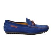 Leren Schoenen - Rubberen Zool Testoni , Blue , Heren