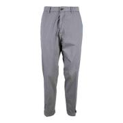 Casual Stretch Katoenmix Broek Briglia , Gray , Heren