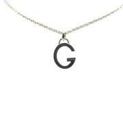 Pre-owned Metal necklaces Gucci Vintage , Gray , Dames