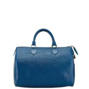 Pre-owned Leather louis-vuitton-bags Louis Vuitton Vintage , Blue , Da...