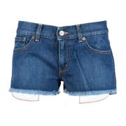 Katoenen casual shorts Dondup , Blue , Dames