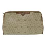 Pre-owned Canvas clutches Dior Vintage , Beige , Dames