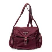 Pre-owned Canvas prada-bags Prada Vintage , Red , Dames