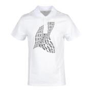 Katoen Spandex T-shirt Bikkembergs , White , Heren