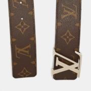 Pre-owned Canvas belts Louis Vuitton Vintage , Brown , Heren