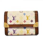 Pre-owned Fabric wallets Louis Vuitton Vintage , White , Dames