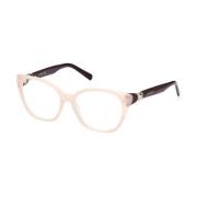 Multicolor Plastic Frame Bril Swarovski , Pink , Dames