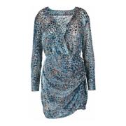 Damesjurk in Viscosemix Jijil , Blue , Dames