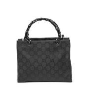 Pre-owned Canvas gucci-bags Gucci Vintage , Black , Dames