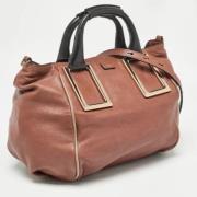 Pre-owned Leather handbags Chloé Pre-owned , Brown , Dames