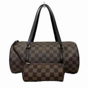 Pre-owned Canvas handbags Louis Vuitton Vintage , Brown , Dames