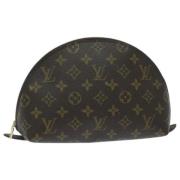 Pre-owned Canvas pouches Louis Vuitton Vintage , Brown , Dames