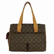 Pre-owned Canvas handbags Louis Vuitton Vintage , Brown , Dames