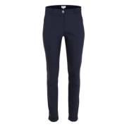 Stijlvolle Chino Broek voor Zakelijke Look DNM Pure , Blue , Dames