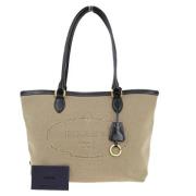 Pre-owned Canvas prada-bags Prada Vintage , Beige , Dames