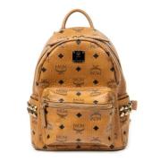 Pre-owned Canvas backpacks MCM Pre-owned , Brown , Dames