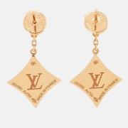 Pre-owned Fabric earrings Louis Vuitton Vintage , Pink , Dames