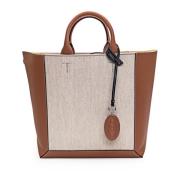 Luxe Leren Winkel Tas Tod's , Beige , Dames