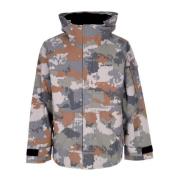 Trail Print Lichtgewicht Jas met Fleece Voering Carhartt Wip , Multico...