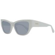 Witte Dames Cat Eye Zonnebril Max Mara , White , Dames