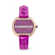 Multicolor Leren Horloge Police , Pink , Dames