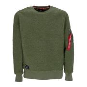 Sherpa Crewneck Sweatshirt Salie Groen Alpha Industries , Green , Here...