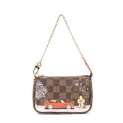 Pre-owned Canvas louis-vuitton-bags Louis Vuitton Vintage , Brown , Da...